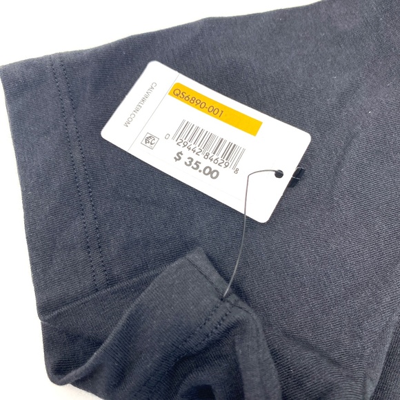 Calvin Klein Modern Cotton Lounge Crewneck T-Shirt Black Women Pajama QS6890 001 - Picture 6 of 6